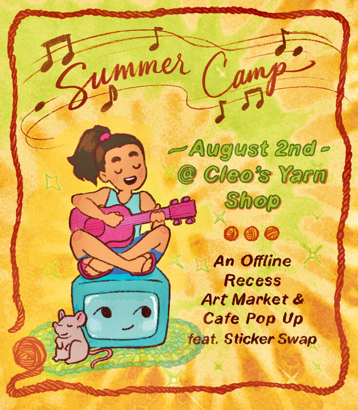 Summer Camp Pop Up Poster