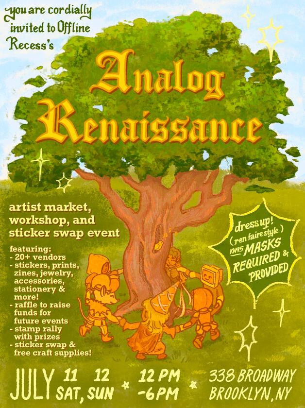 Analog Renaissance Pop-Up Poster
